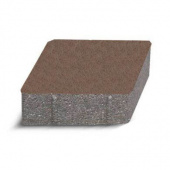 Плитка Тротуарная Ромб 150х150 Коричневый 6 см