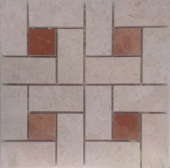 Плитка МКР-7П VICTORIA BEIGE + ROJO ALICANTE МОЗАИКА