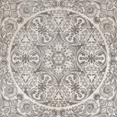 Плитка Absolut Keramika Elma Roseton Marfil 600x600 Пол