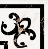 Плитка BLACK AND WHITE ELH801HDZ1 ДЕКОР