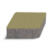 Плитка Тротуарная Ромб 150х150 Горчичный 6 см