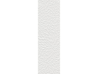 Плитка Kalebodur Wabi Shiro Flower White Polished Rp-6954R Стена