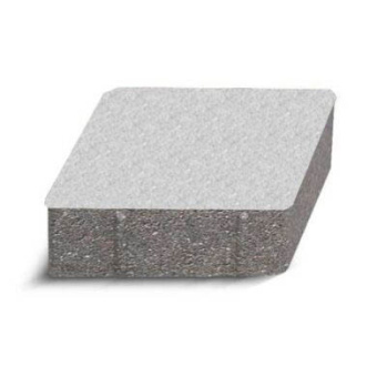 Плитка Тротуарная Ромб 150х150 Белый 6 см