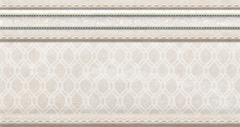 Плитка Mayolica Royal Beige Zocalo Фриз