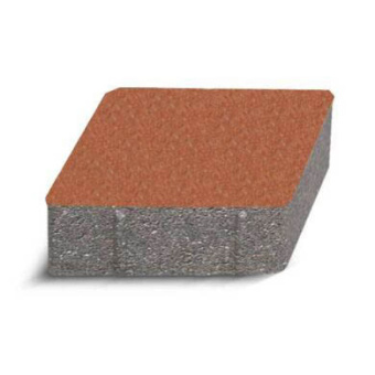 Плитка Тротуарная Ромб 150х150 Красный 6 см