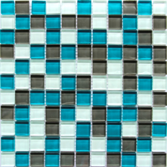 Плитка CRYSTAL AQUA GREY МОЗАИКА