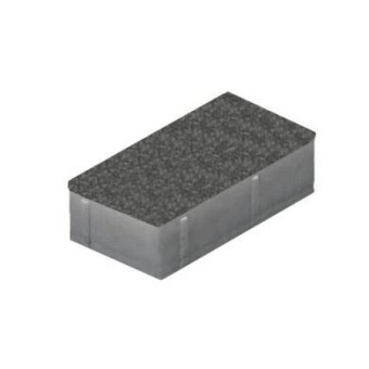 Плитка Тротуарная Кирпич 200х100 Черный 6 см