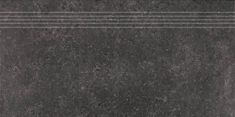 Плитка Lasselsberger Rako Base Dark Grey Ступень DCPSE433 298х598х10