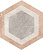 Плитка RIFT HEXAGONO BUSHMILLS MULTI ПОЛ
