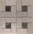 Плитка МКР-7П VICTORIA BEIGE + EMPERADOR DARK МОЗАИКА