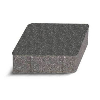 Плитка Тротуарная Ромб 150х150 Черный 6 см