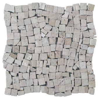 Плитка МКР-ХС ХАОТИЧНАЯ TRAVERTINE MIX МОЗАИКА