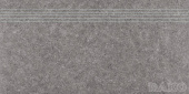 Плитка Lasselsberger Rako Rock Dark Grey DCPSE636 Ступень 298Х598Х10