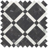 Плитка Atlas Concorde Marvel Noir Mix Diagonal Мозаика