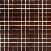 Плитка Мозаика АкваМо Dark Brown Mk25107 31,7х31,7
