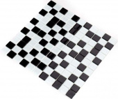 Плитка Мозаика Стеклянная Kotto Keramika GM 4001 C2 black/white