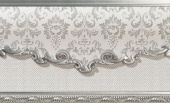 Плитка El Molino Poem Zocalo Plata Perla 150x250 Фриз