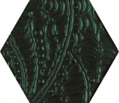Плитка Paradyz Urban Colours Green Inserto Glass Heksagon 171х198