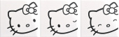 Плитка HELLO KITTY D020108 EXPRESSION BLACK ПАННО