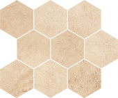 Плитка Opoczno Sahara Desert Mosaic Hexagon Мозаика