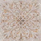 Плитка Kerama Marazzi Терраццо Беж Декорированный Обрезной Sg632100R Пол