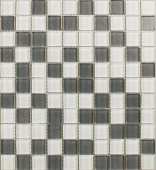 Плитка SILVER WHITE GREY (6 ММ) МОЗАИКА