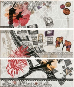 Плитка INDIE PARIS ПАННО ИЗ 3ШТ