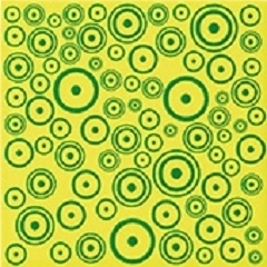 Плитка GREEN ON YELLOW WONDER LUX 2 WW98M2 ДЕКОР
