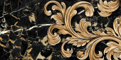 Плитка Golden Tile Saint Laurent Черный 9АС31 Декор