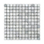 Плитка МКР-2А MIX WHITE МОЗАИКА