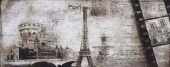 Плитка POSTCARD GREY 3 INSERTO SZKLANA ДЕКОР