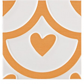 Плитка Pamesa Ceramica Agatha Coeur Naranja Стена