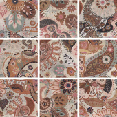 Плитка DECOR PRINT BEIGE ДЕКОР