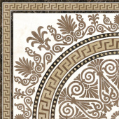 Плитка Golden Tile Meander Rosette Бежевый 2А181 Декор 400х400