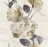 Плитка CARARA WHITE FLOWER ПАННО ИЗ 2ШТ