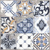 Плитка Golden Tile Limestone Ректификат Vintage 1 Микс 23Б54 Декор