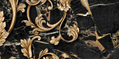 Плитка Golden Tile Saint Laurent Черный 9АС34 Декор