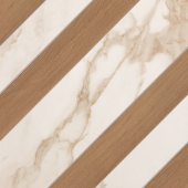 Плитка Fap Roma D. Righe Calacatta Bark Avana Ins. Fnk7 Декор
