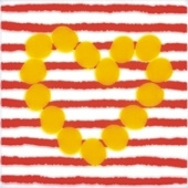 Плитка AGATHA CORAZON LINEAS CARMIN ДЕКОР