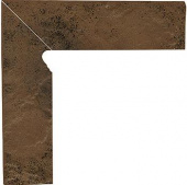 Плитка SEMIR BEIGE COKOL DWUELEMENTOWY SCHODOWY LEWY
