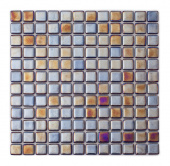 Плитка Мозаика АкваМо Cobalt Pl25304 (Моноколор+Перламутр) 31,7х31,7