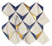 Плитка Atlas Concorde Marvel Diamonds Bianco - Ultramarine 9MDN Мозаика 358Х329