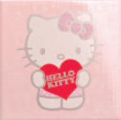 Плитка HELLO KITTY D040202 LOVE PINK ДЕКОР