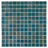 Плитка Мозаика АкваМо Dark Green Pl25312 (Моноколор+Перламутр) 31,7х31,7