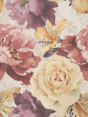 Плитка Golden Tile Gobelen Flower Бежевый 70115 Стена 250х330