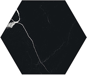 Плитка ESAGONA NERO ПОЛ