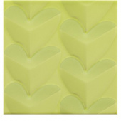 Плитка Pamesa Ceramica Agatha Mille Cuori Pistacho Стена