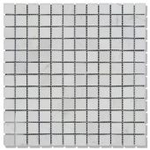 Плитка МКР-2П MIX WHITE B.I. МОЗАИКА