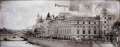 Плитка POSTCARD GREY 2 INSERTO SZKLANA ДЕКОР