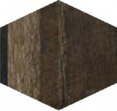La Fenice Wowood Brown Esagona Rett Стена-Пол